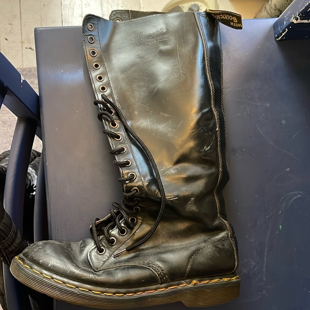 Dr.Martens Knee High Lace Up Boots